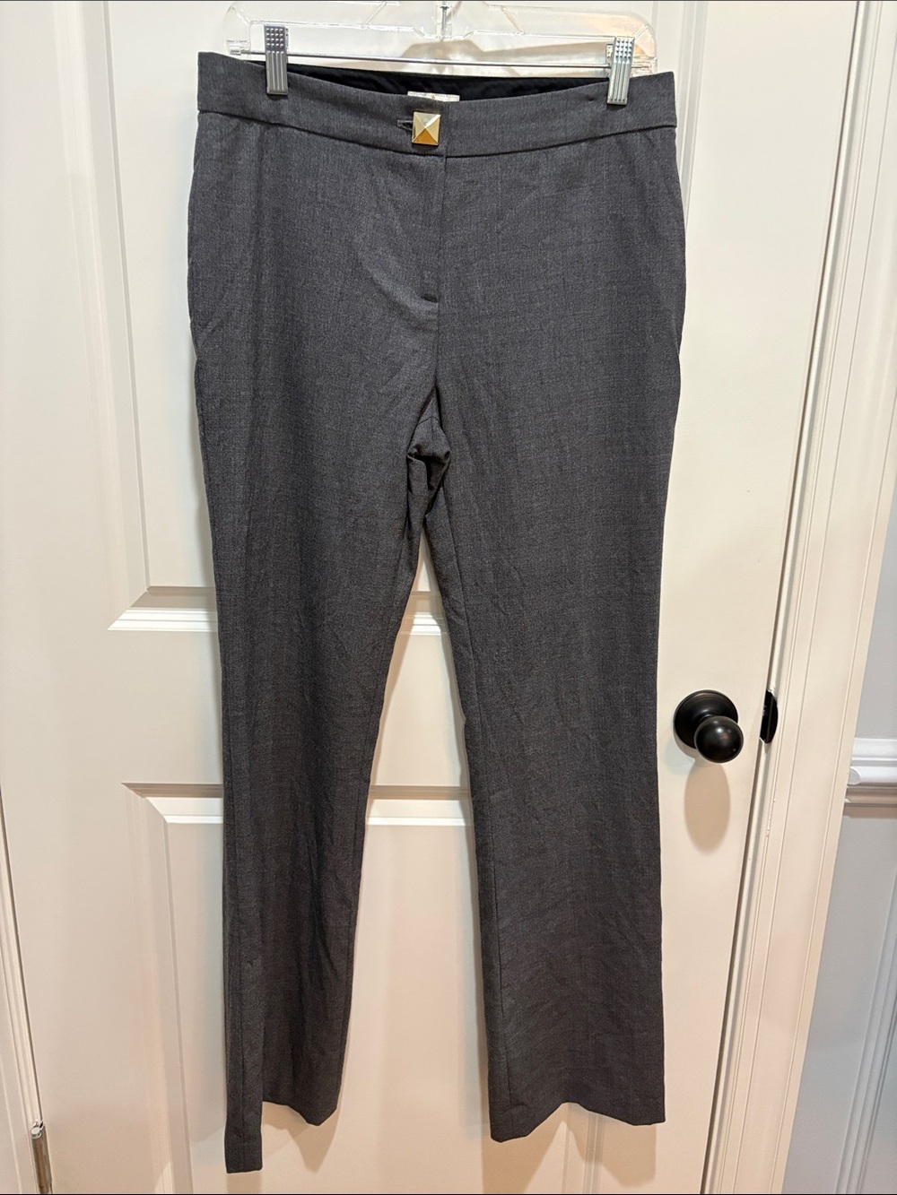 Kate Spade New York mid-rise straight-leg wool dress pants
